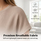 👗🛍️ Damernas Casual Kortärmad T-Shirt Klänning – Mjuk, Andningsbar med Fickor 🌿
