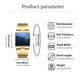 ⌚Ny trendig kvartsarmbandsur för män – fyrkantig design, stilren och minimalistisk