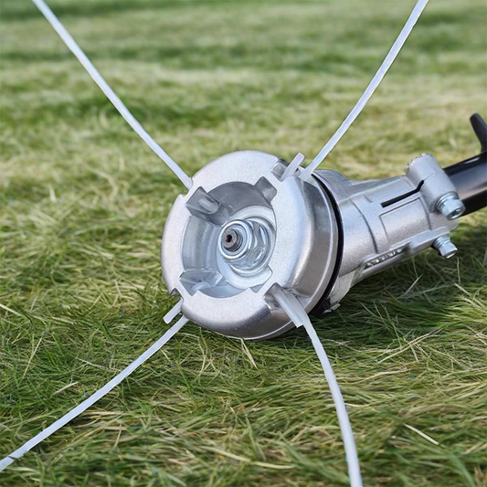 🔧 50% RABATT NU! Aluminiumtrimmerhuvud för gräsklippare och ogräsröjare – 4-linjig skärning, hållbar & universell passform 🌿⚡