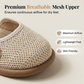 Sandaler i ventilerande mesh med ankelrem