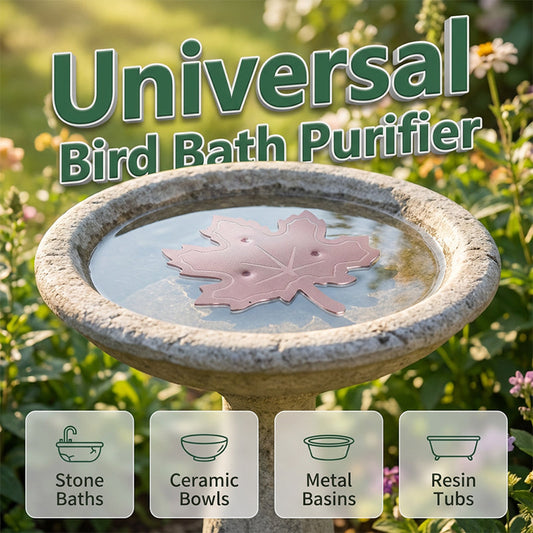 🐦 50 % RABATT JUST NU! 🍁Fågelbadrenare med universell passform – Rengör på ett naturligt sätt, minskar algbildningen och håller vattnet friskt för fåglarna 🕊️