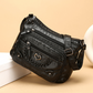 👜✨Korsväska i Mjukt PU-läder – Flera Fickor, Rymligt Huvudfack & Justerbar Rem, 4 Färger 👜✨