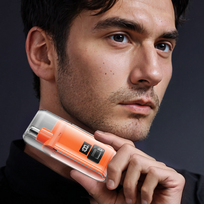 👃 50% RABATT NU!⚡ Uppladdbar Näs & Öron Hårtrimmer – 360° Roterande Blad & LED Display – Bärbar Grooming Verktyg ✈️