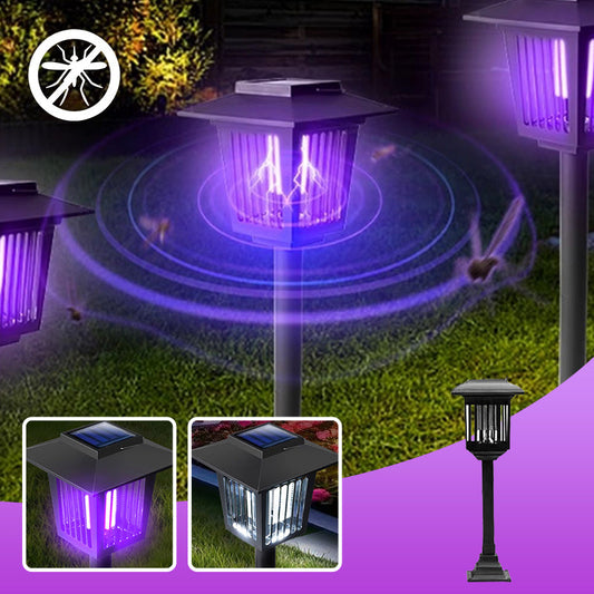 🌿 50% RABATT NU! ⚡ Effektiv Solar Myggdödare för Utomhusbruk 🦟 Dubbel ljus, Auto On/Off & miljövänlig – sommarens smarta myggskydd 🏡