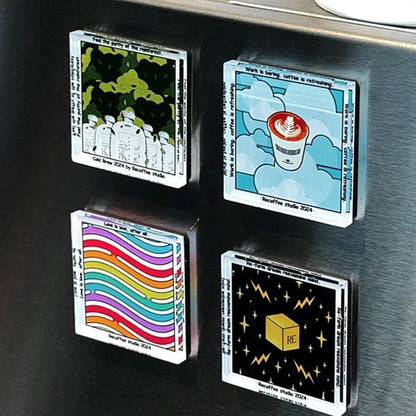 🥳REA 2026🥳🧲 Kreativt DIY-kit för kylskåpsmagneter – Dekorera ditt kylskåp med unika handgjorda magneter ✨🖼️