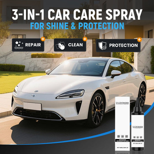 🚗 3-i-1 Bilvårdsspray – Glans, Skydd & Fräsch Finish I En Enkel Spray