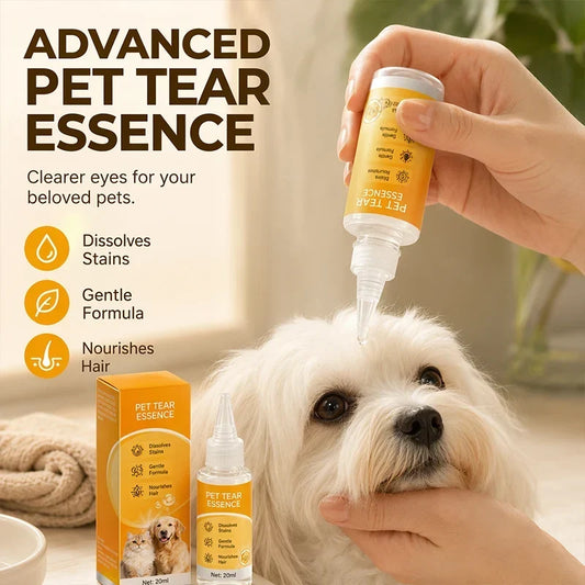 🐶 Njut av 50% rabatt nu! ✨ Skonsam ögonvård för husdjur – rengör ögonområdet och daglig pälsvård 👀