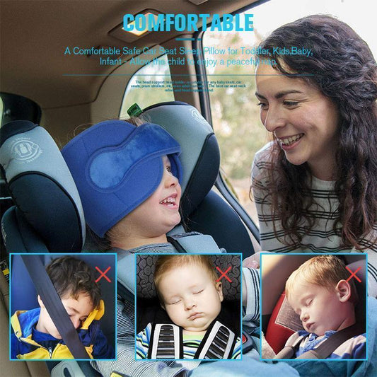 😴 50 % RABATT NU! 🚗 Huvudstödband för sömn i bilen – justerbart, mjukt & passar både barn och vuxna – perfekt för långresor ✨