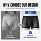 💥50% RABATT NU!🔥 Pro-Favorite ultratunna boxershorts för män med iskylning – andningsbara ❄️