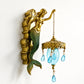 🧜‍♂️ Vintage-vägglampa i sjöjungfrustil 🏘️ För användning både inomhus och utomhus