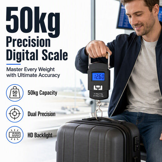 💥52% RABATT NU!🔥Mini Bärbar Digital Bagagevåg