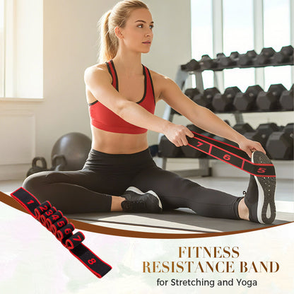 🧘 50% RABATT NU! Träningsband för stretching och yoga – 8 justerbara sektioner, starkt & hållbart – perfekt för nybörjare och avancerade 💪✨