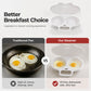 🥚 33% RABATT NU! 🔥 Smart äggpocherare för mikrovågsugn med lock – perfekta pocherade ägg på några minuter – snabb och fettfri frukost 🍳