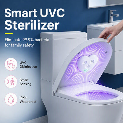 🚽 Smart UVC Toalettsteriliseringslampa