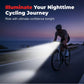 🚴50% RABATT NU! 2000LM Dubbel-Stråle USB Uppladdningsbar Cykellampa, Vattentät Stark Cykelstrålkastare, Justerbart Focus Cykelframlykta för Nattcykling & Mountainbiking