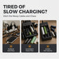 🛒50% RABATT NU! 🔋Smart laddare för uppladdningsbara batterier med flera fack – Säker och effektiv laddning för hemmet och verkstaden ✨