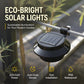 ☀️ Solcellsdriven LED-vägglampa för takränna | Dekorativ belysning för utomhusbruk
