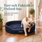 🐾 50 % RABATT NU! ☁️ Avtagbar oval hund- och kattsäng – polarfleece, oxfordtyg & fuktavvisande halkfri botten 🐶