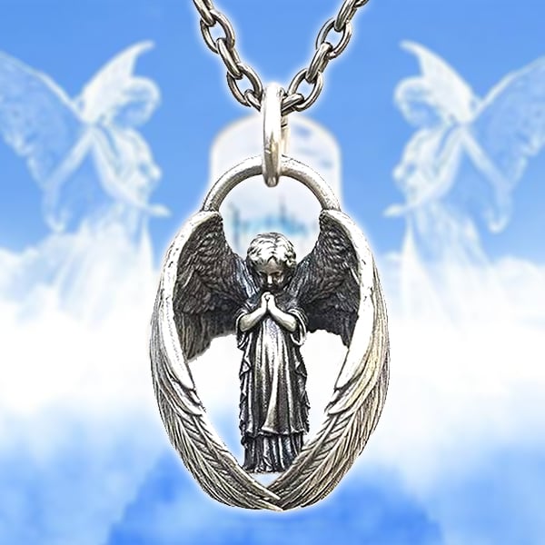 ⏳Sista dagen för 50% rabatt⏳Prayers Angel Necklace - Du är min ängel