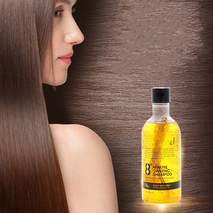 8 Minute Ginseng Shampoo Ginseng Extract Nourishing 400ml Glansigt hår🥰