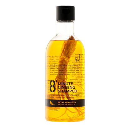 8 Minute Ginseng Shampoo Ginseng Extract Nourishing 400ml Glansigt hår🥰